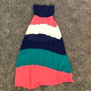 MULICOLOR MAXI DRESS